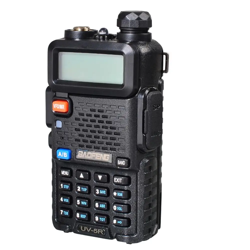 2pcs BAOFENG UV-5R Interphone Walkie Talkie Two Way Radio FM Transceiver Dual-band DTMF VOX Alarm LED Flashlight Key Lock
