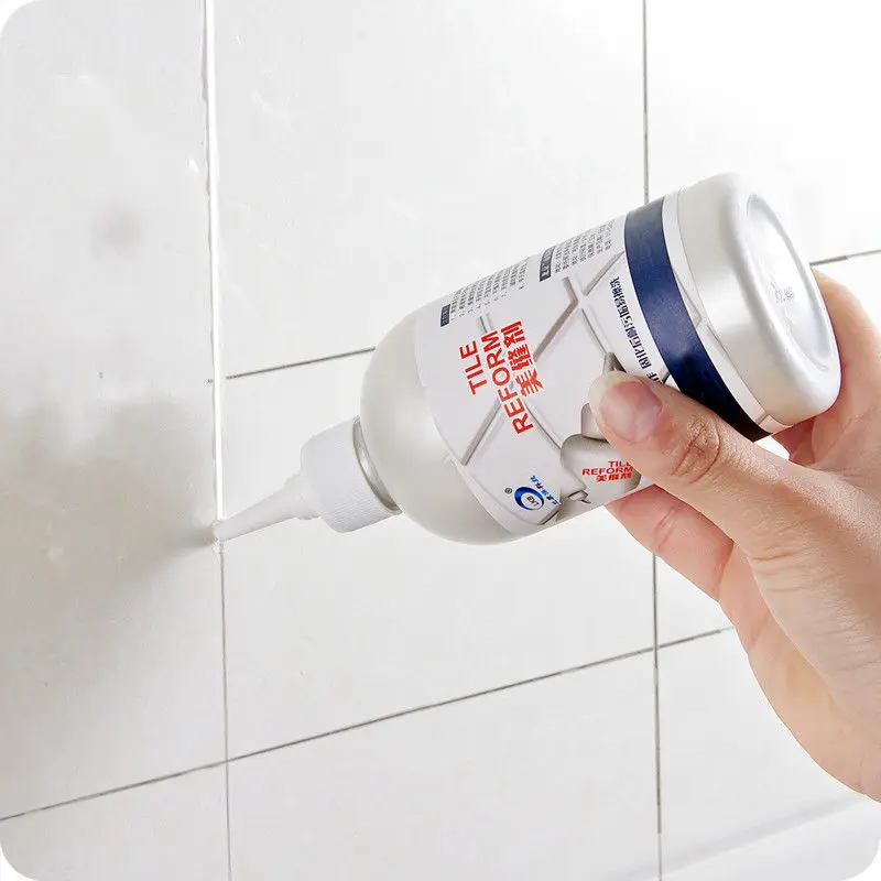 Ceramic tile Waterproof mildew proof white sealant Wall floor repair joint 280ml | Инструменты
