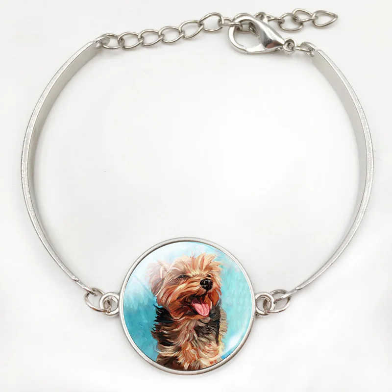 Очаровательные ювелирные изделия простой дизайн изображения собаки украшения