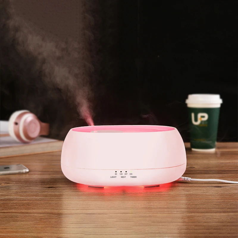 Air Humidifier Essential Oil Diffuser Colorful Led Night Lamp Mini Portable For Home Office Eu Plug | Бытовая техника