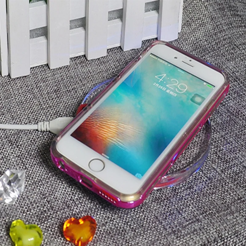 SZHXNOR Qi Беспроводное зарядное устройство зарядный приемник для iPhone 5 5S 6 S PLUS 7 8 X