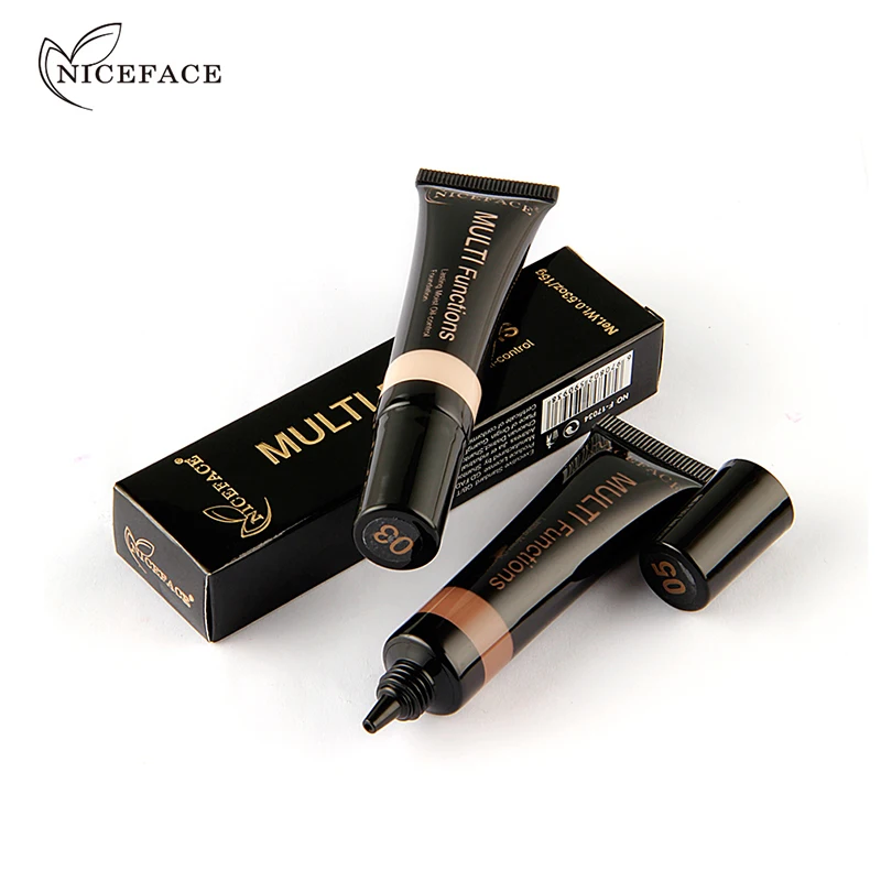 Niceface Жидкая основа для макияжа осветляющая отбеливающая крем Красота консилер