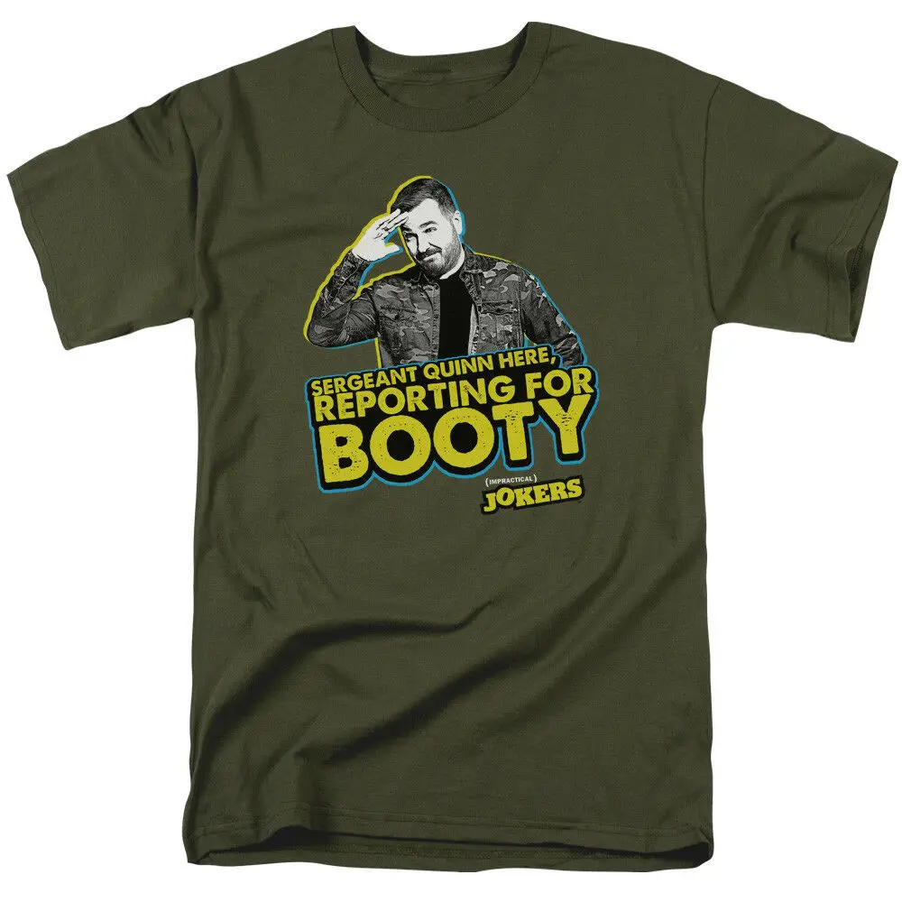 IMPRACTICAL JOKERS ТВ показать сержант Квинн лицензионный для взрослых Футболка все Sizes2019