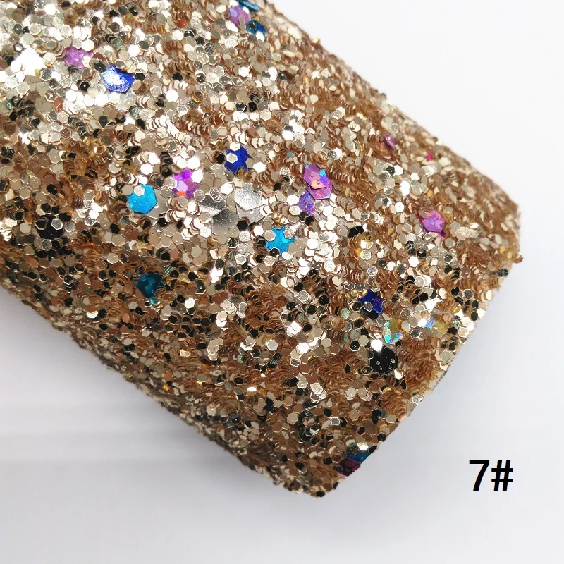 7 Glitterwishcome 21X29 см А4 Размер массивная блестящая кожа Fabirc кожаная ткань винил для бантов, GM004A - Цвет: 7