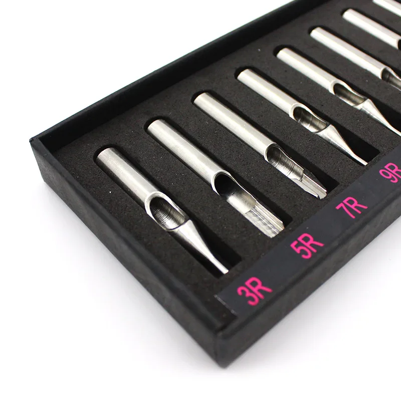 Горячая Распродажа лучшие 11 шт Размеры татуировки Советы 304 нержавеющая сталь