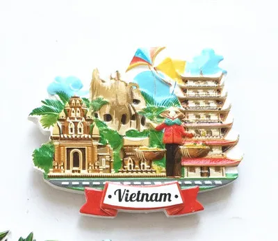 

Vietnam Features Travel fridge stickers