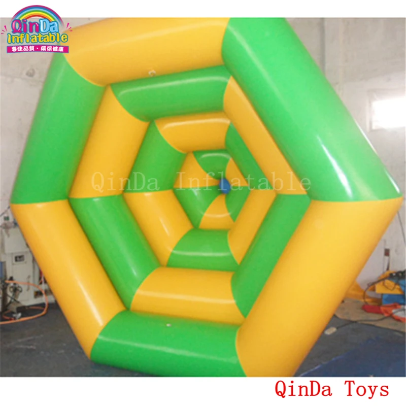 Китайский поставщик заводская цена плавающая водная горка 2 полосы надувная для