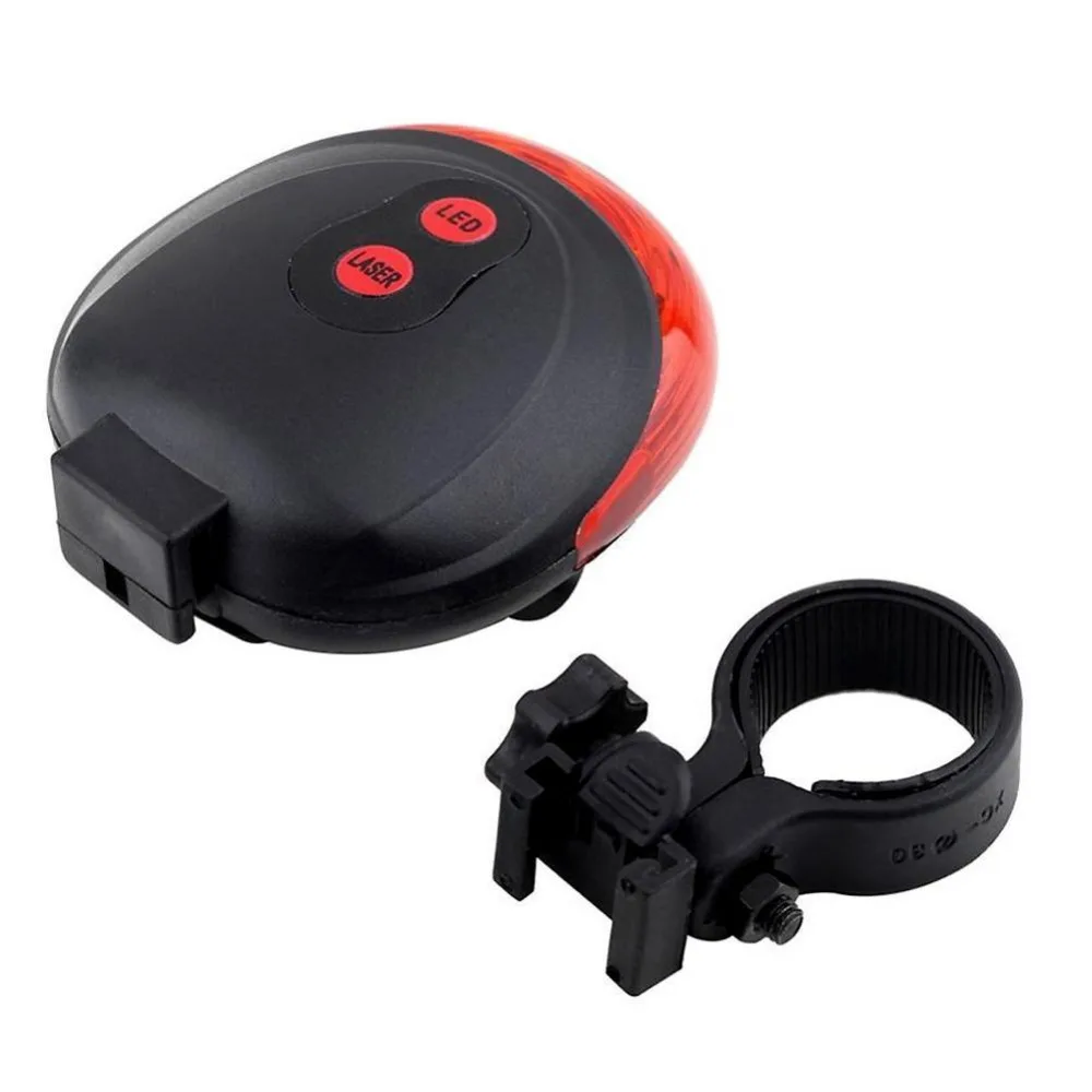 Велосипедные фары 2 Laser 5 LED велосипедный задний Фонарь фонарь сигнальная лампа