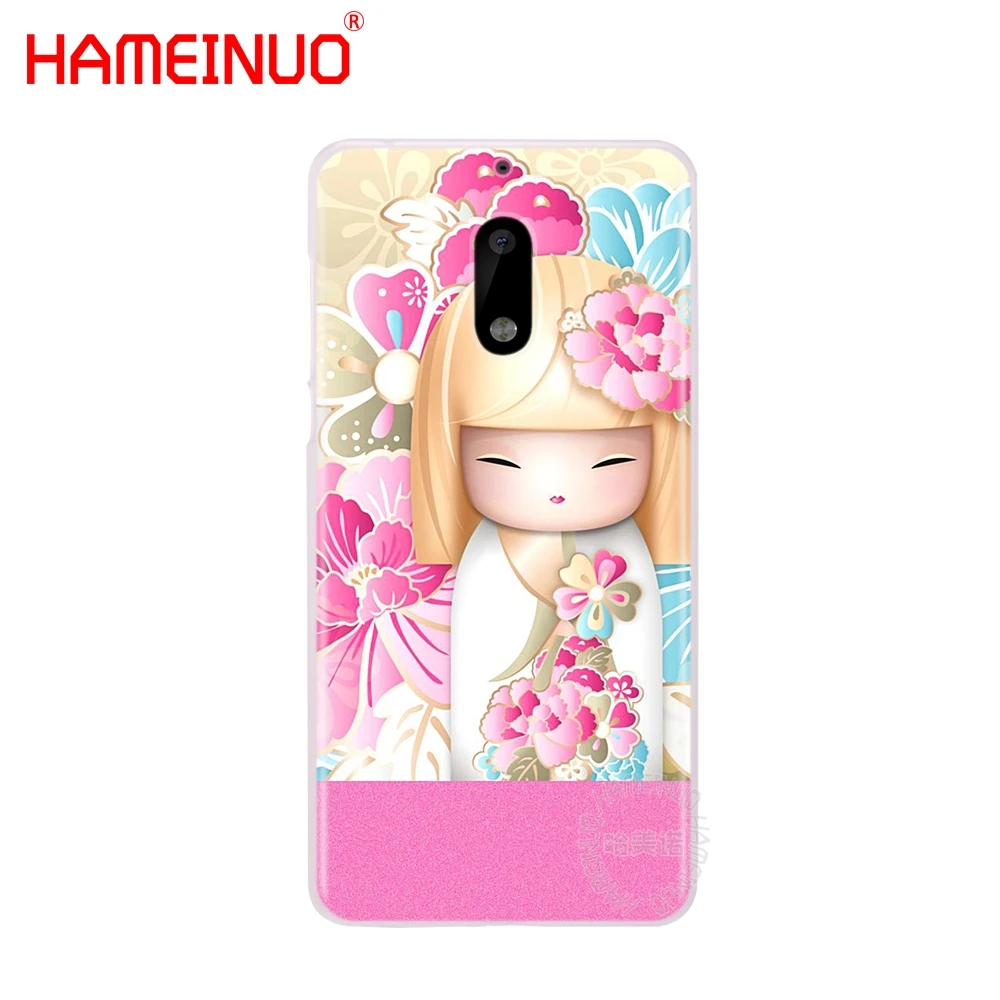 HAMEINUO kawaii Japanese Kokeshi Doll чехол для телефона Nokia 9 8 7 6 5 3 Lumia 640 640XL 2018 | Мобильные телефоны