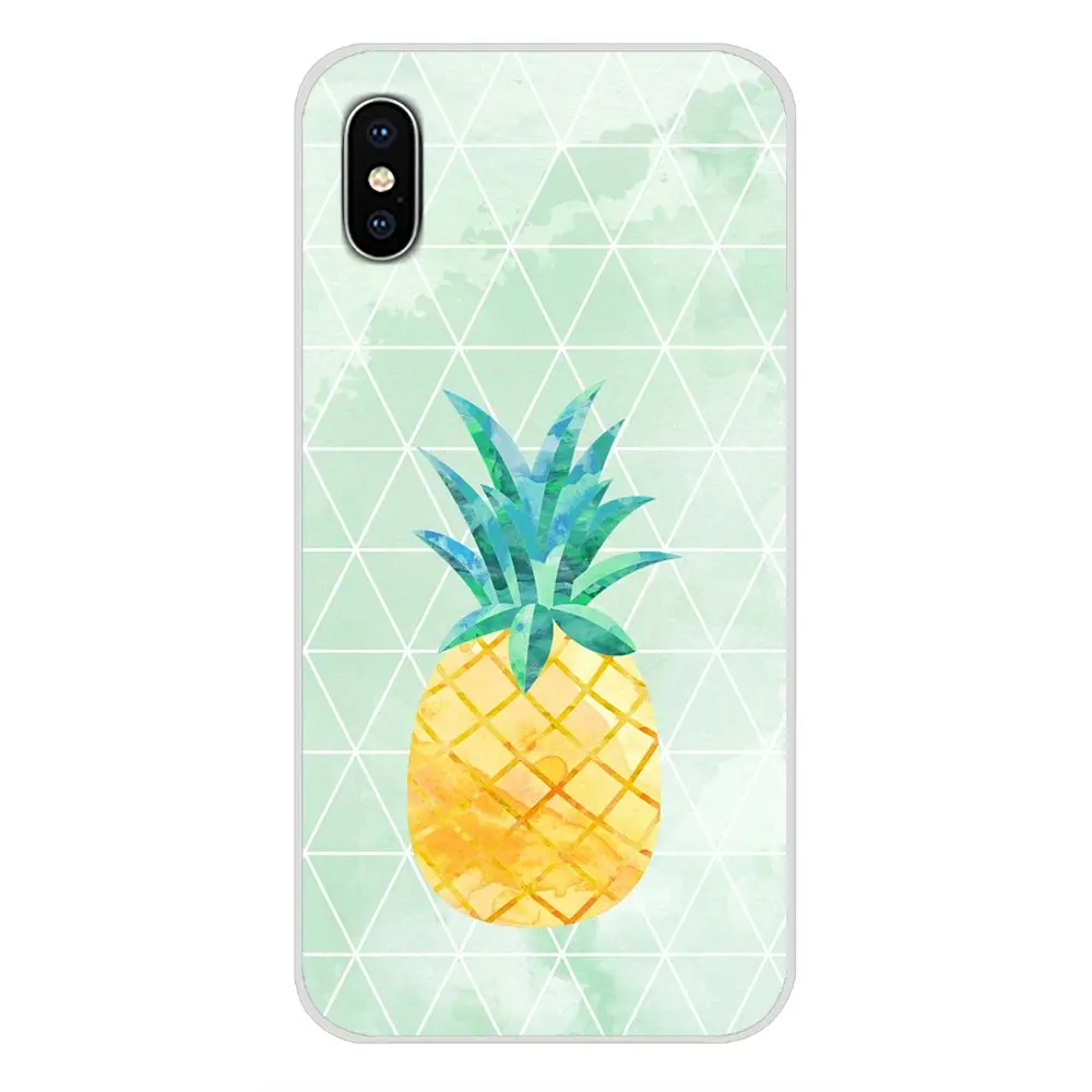 Ананас банан листья аксессуары чехлы для телефонов Samsung Galaxy A3 A5 A7 A9 A8 Star A6 Plus 2018 2015