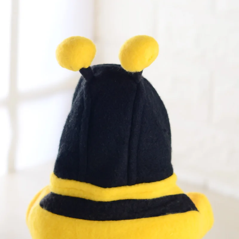 Зимняя теплая одежда для домашних животных костюм с пчел забавная Одежда собак