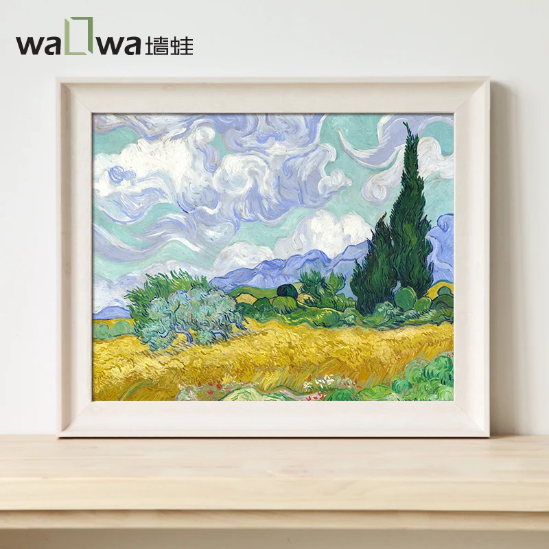 

Картины на стену Ван Гога пшеница и кипарис лягушка современные украшения для гостиной картина на стену роспись картины для кабинета ресто...