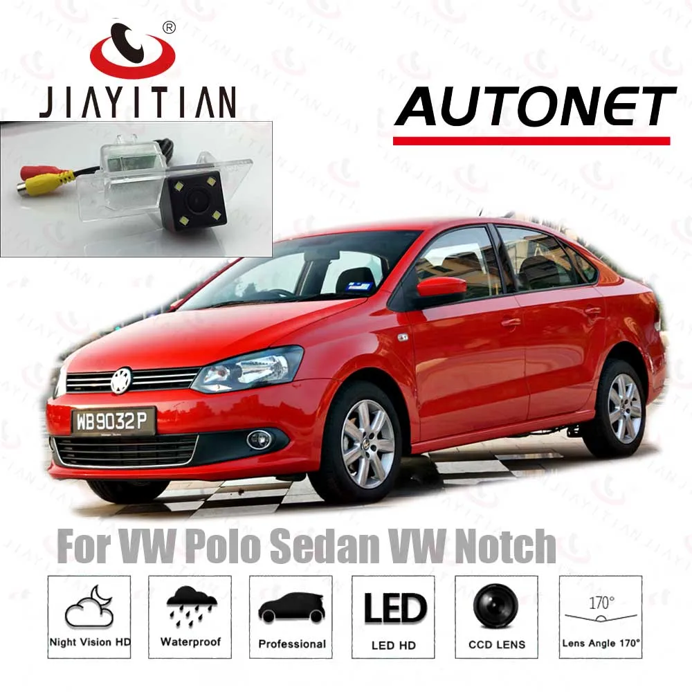 

Камера заднего вида JiaYiTian для VW Polo Sedan VW Notch 4D 2010 ~ 2018 2015 2012 2014/CCD/ночного видения/резервная камера/камера заднего вида