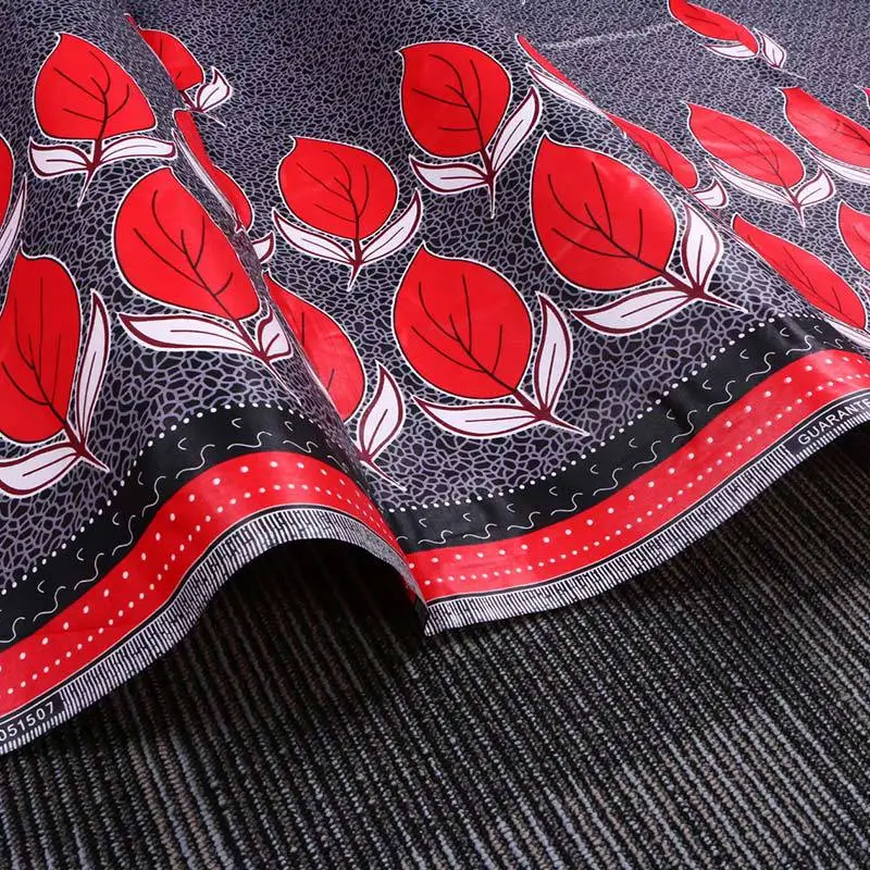 Красные листья новинка 2019 Национальный Ветер хлопок блеск геометрический