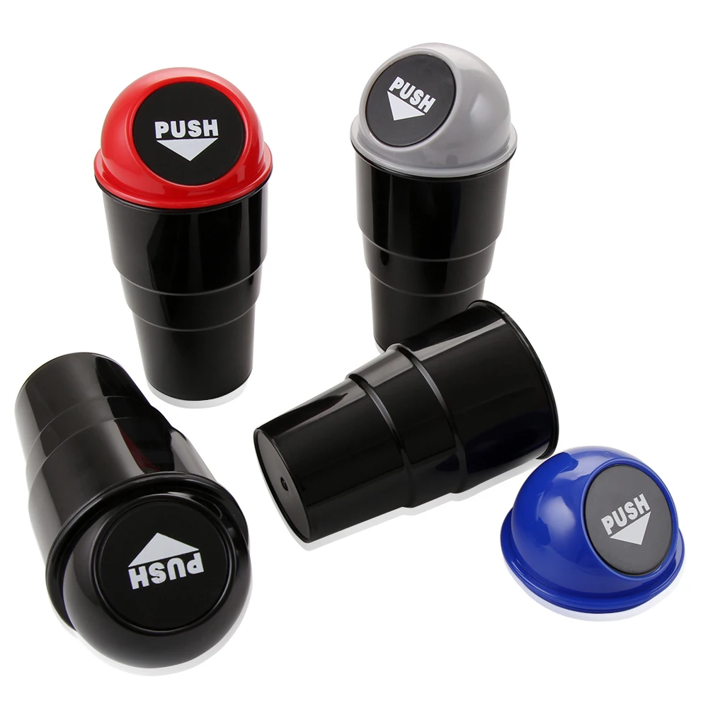 Car garbage can Trash Can Garbage Dust Case Holder Bin car-styling For Skoda Fabia Rapid Superb Yeti SEAT Ibiza Leon | Автомобили и