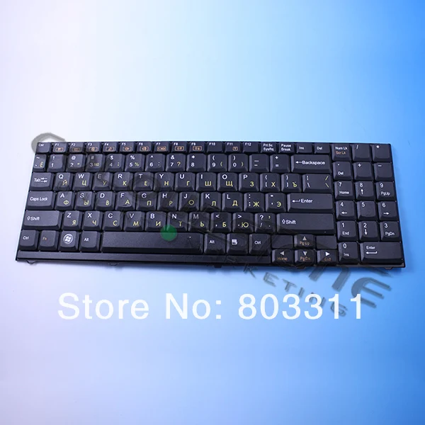Абсолютно Новая русская клавиатура для ноутбука Clevo D9 D90 D900 D900C серия MP-03753SU-4305L DNS RU
