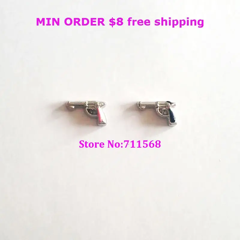 Карманный медальон для пистолета подвеска русская рулетка робот Плавающие