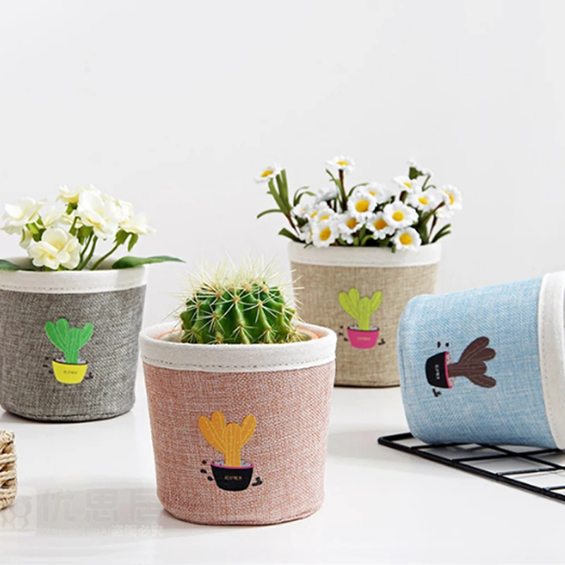 Корзина для хранения DIY рабочего стола Складывания Белья ящик игрушек