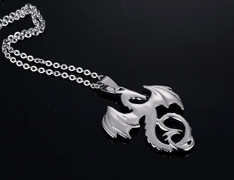 Ювелирные изделия из нержавеющей стали дракон кулон мужчины панк личности