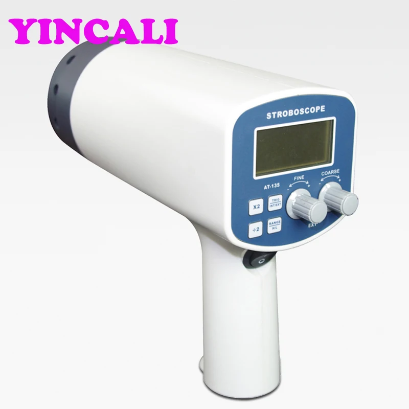 Newly Digital Stroboscope AT-135A Motion Frequency Motor Flash Speed Meter Tachometer Velocimetry with Non Contact Measurement |