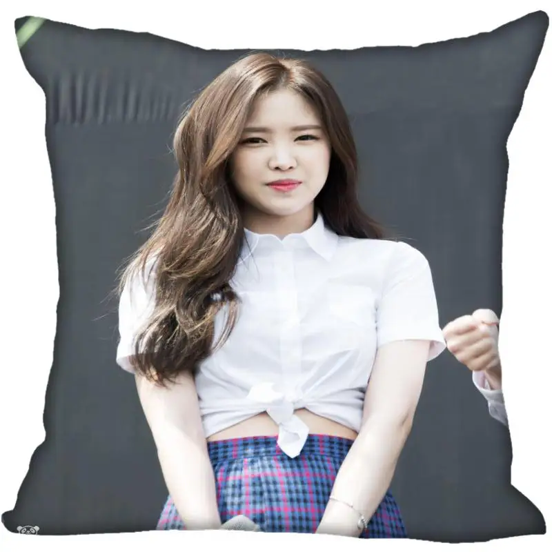 Новинка наволочки Apink Son Na Eun на заказ квадратные шелковые с принтом домашние