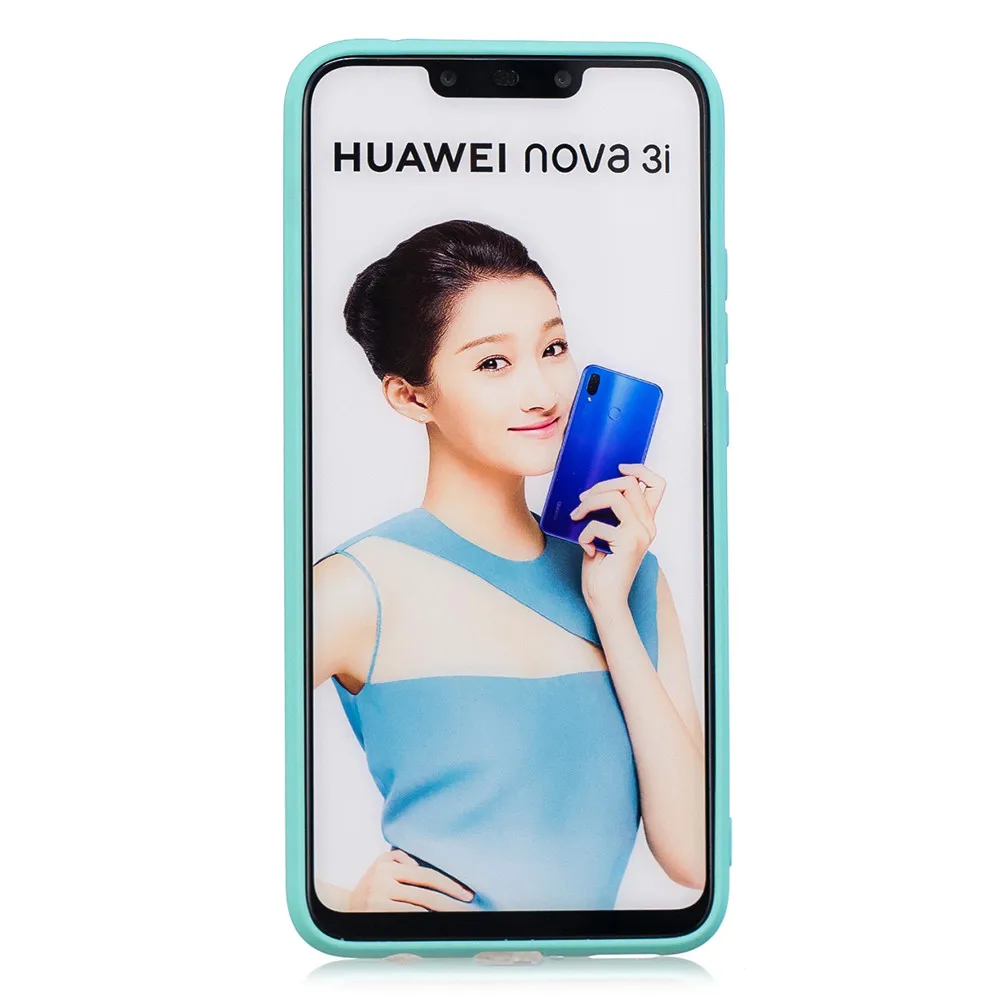 Чехол для Huawei Nova 3i резиновый Ультратонкий Мягкий силиконовый чехол из ТПУ Nova3i