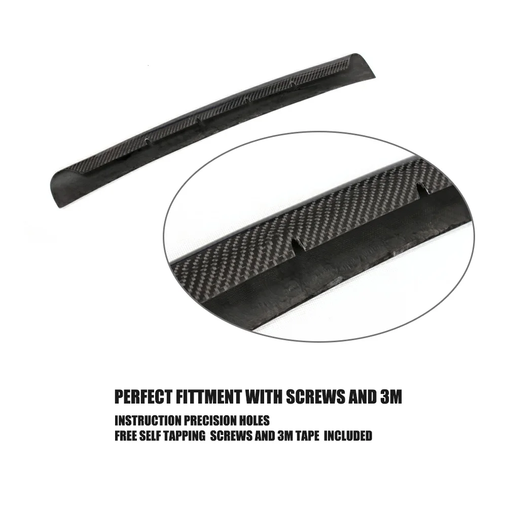 carbon Fiber Bumper Splitter Front Lip Center And Apron for Audi A4 B8 Standard Sedan 4 Door 2009-2012 3pcs | Автомобили и