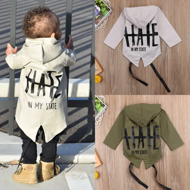 Newborn Baby Kids Long Sleeve Hoodies Coat Boys Sweatshirts Toddler Outerwear Jacket |