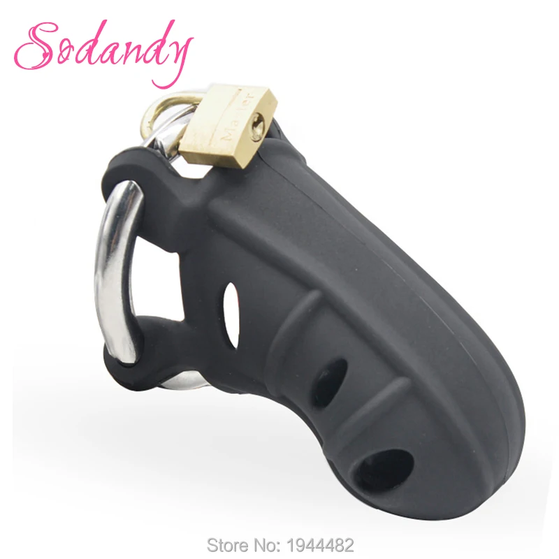 SODANDY 2017 силиконовый чехол для мужского пениса фиксирующая клетка регулируемое