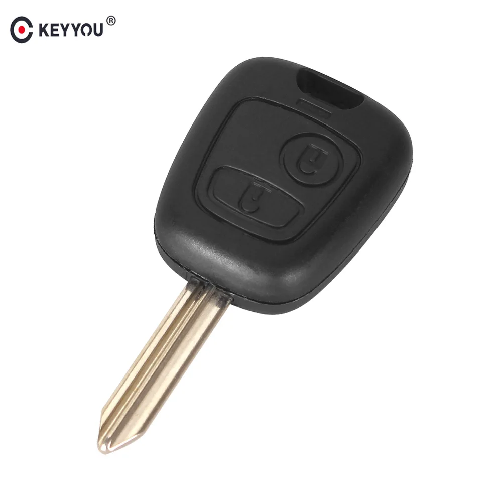 Новинка запасной 2-кнопочный чехол KEYYOU 20X для дистанционного ключа Citroen C1 C2 C3 SX9 Saxo