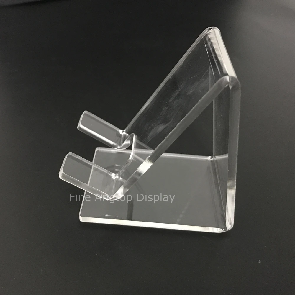 Transparent Acrylic Jewelry Display Stand For Cellphone Holder 5pcs/lot