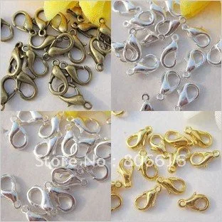 

12MM*6MM 500Pcs Zinc Alloy Lobster Clasps Hooks Jewelry Findings Jewelery Accessory