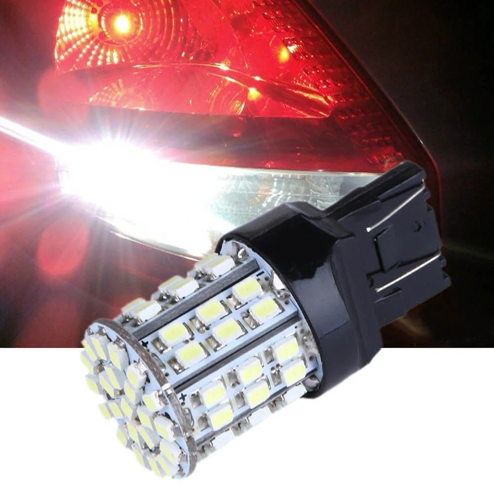 2 шт. T20 7443 W21/5 Вт 1206 светодиодный 50SMD Автомобильный задний стоп сигнал стояночные