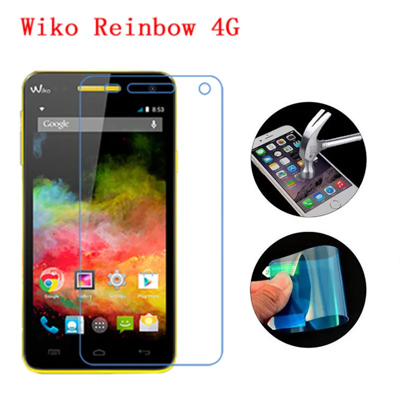 Защитная пленка для Wiko Rainbow 4G закаленное стекло премиум класса мягкая