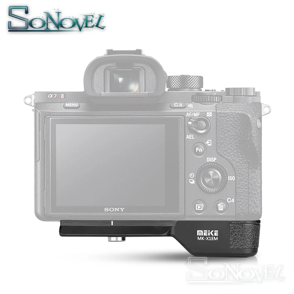Металлический держатель Meike для камеры Sony A9 A7MIII A7RIII A7M3 A7RII A7II A7SII|Батарейные ручки|