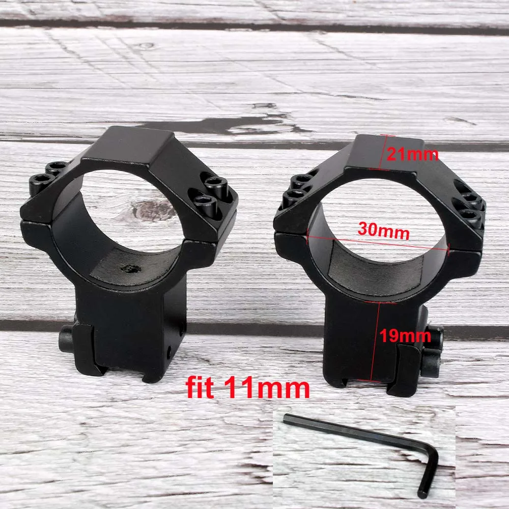 2 шт. 30 мм/25 мм Riflescope крепление кольцо 11 20 мм ласточкин хвост Пикатинни адаптер Высокий/низкий профиль винтовка Вивер прицел охота крепление