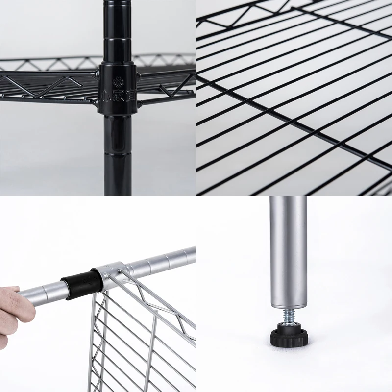 

New DIY Five Layer Multi-function Storage Rack Shelf Cosmetic Organizer For The Office Kitchen Garage Holders Accessories