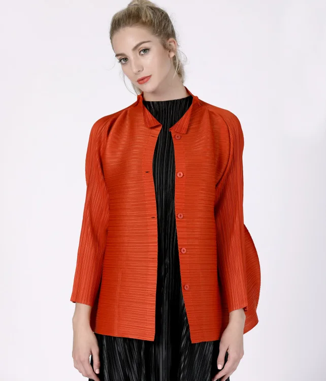 Changpleat 2019 Весенняя новая дизайнерская женская куртка с длинным рукавом miяка