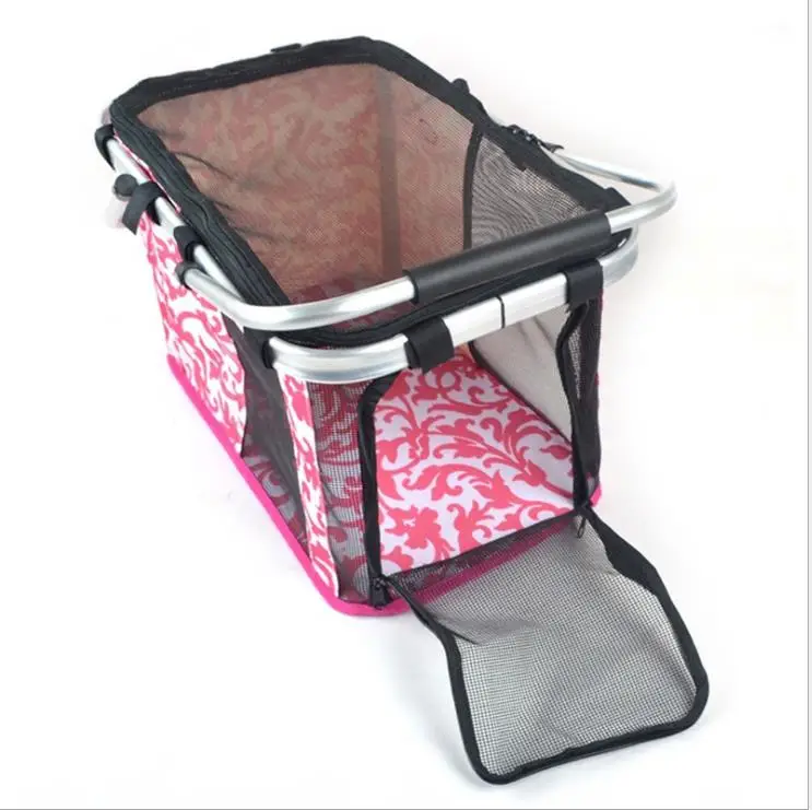 2017 Выдвижная Сумка переноска для домашних животных собак кошек велосипедная