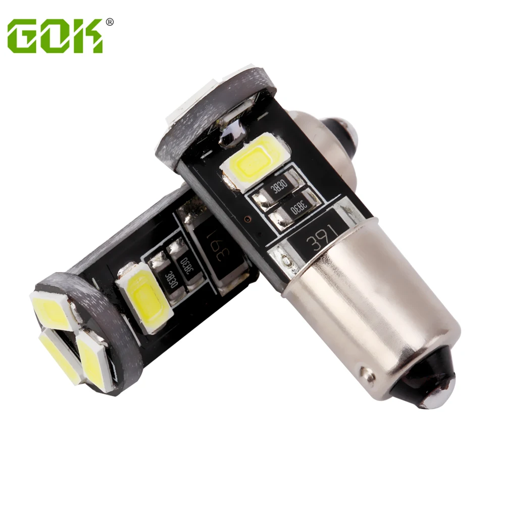 Фонари светодиодные canbus 10 шт. без ошибок BA9S H6W 5smd led 5730 5630 t4w|ba9s t4w 10|error freeerror free |