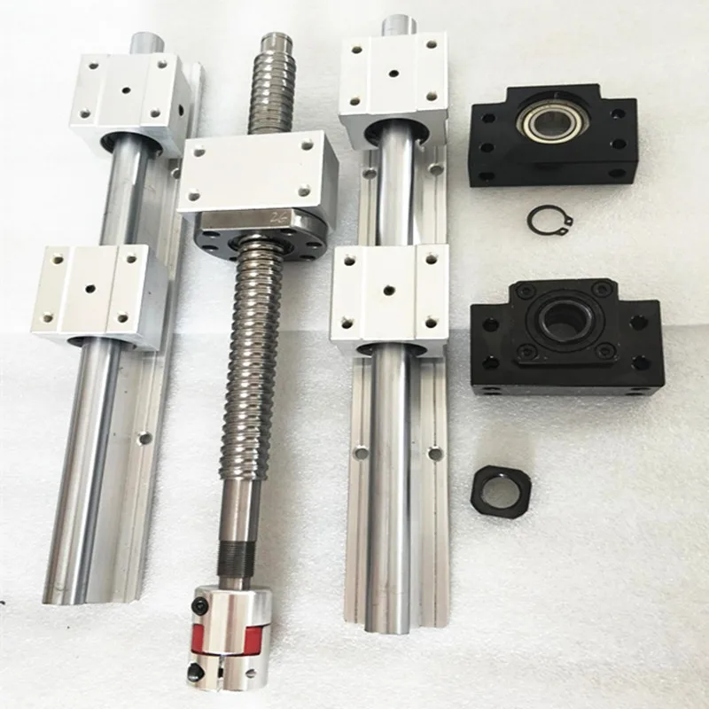 6 комплектов линейных рельсов SBR16 L300/1200/1200 мм + SFU1605 300/1200/1200 шариковый винт с ЧПУ