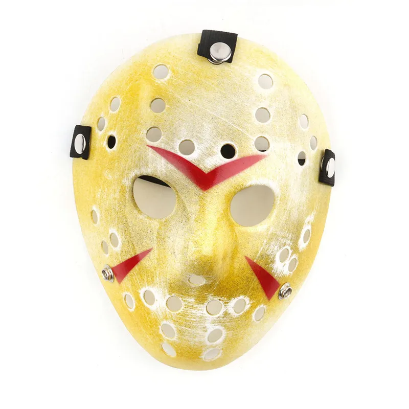 Jason vs Friday 13th Horror Hockey косплей костюм на Хэллоуин убийца маскарадный мяч маска страшная кружевная маска Anonymou маски - Цвет: 7