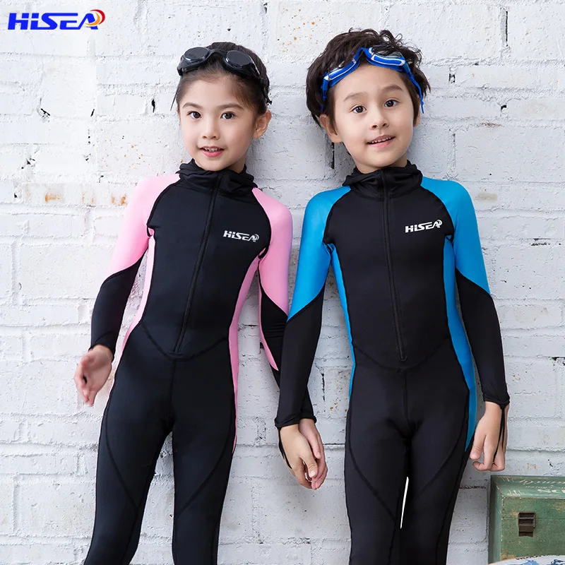 Hisea Детские Гидрокостюмы купальники для дайвинга костюмы водных видов спорта