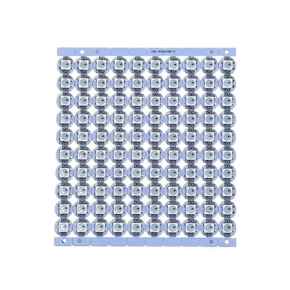 4-контактный WS2812B WS2812 светодиодный чип и радиатор 5 в 5050 RGB WS2811 IC встроенный модуль