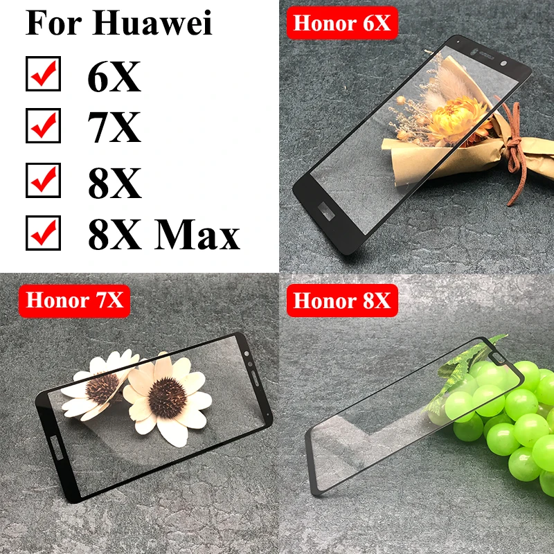 9D Защитное стекло для Huawei Honor 8X Max Защитная пленка экрана Tremp Huavei Honer 7X 6X закаленное