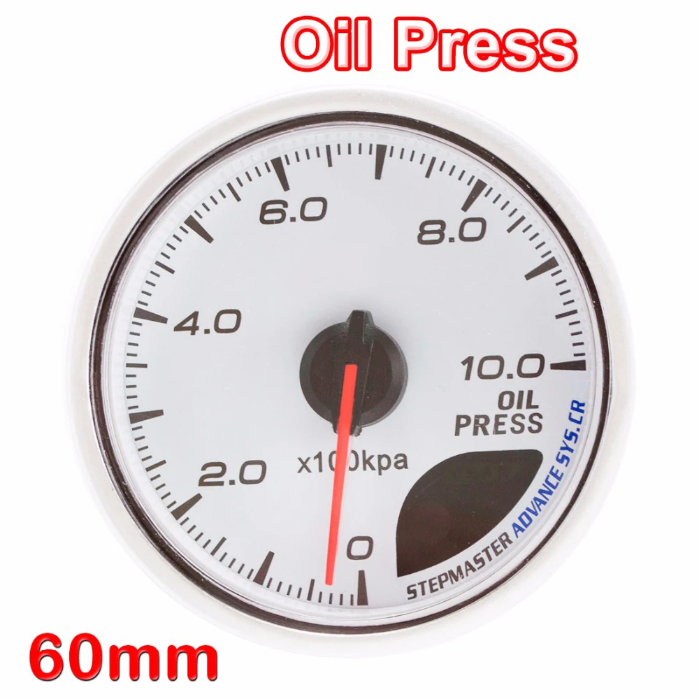 Дракон манометр Масляный Пресс Автомобильный 60 мм 0 ~ 1000 кПа давление 12 В