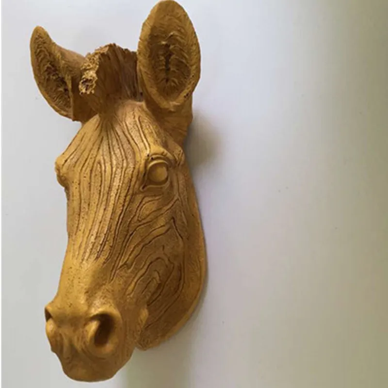 

Creative EuropeanDeer Head Zebra Head Simulation Animal Wall Decoration Home Study Living Room Bar Wall Hanging Decoration M1856