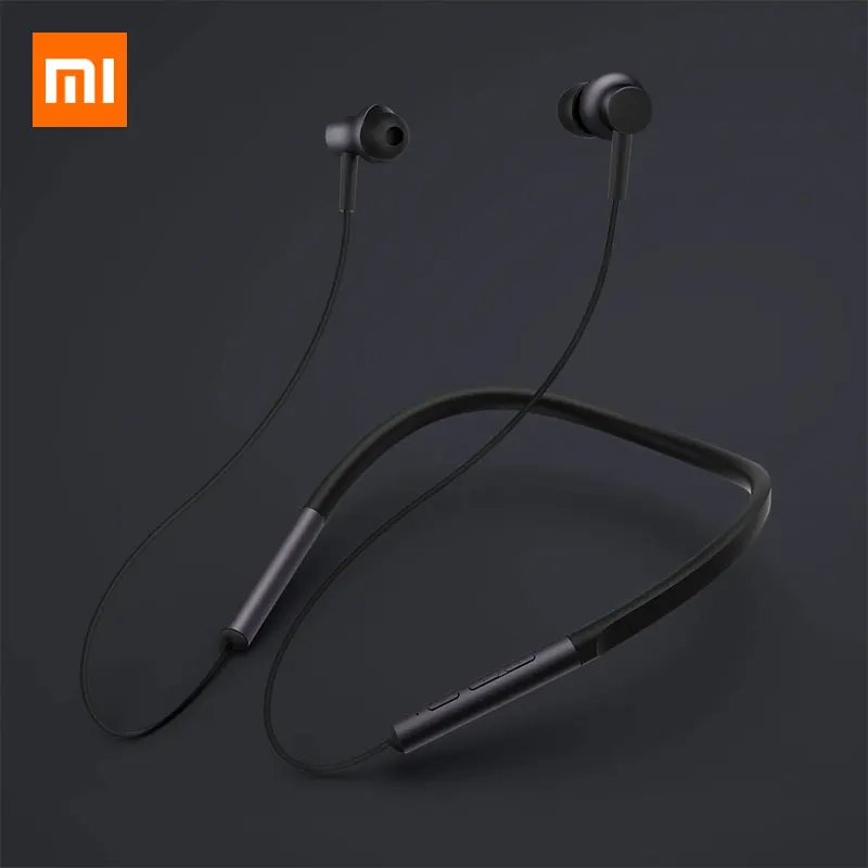 Xiaomi Bluetooth наушники с шейным воротником Спортивная беспроводная гарнитура Магнитная с микрофоном гибридный двойной драйвер динамические наушники-вкладыши