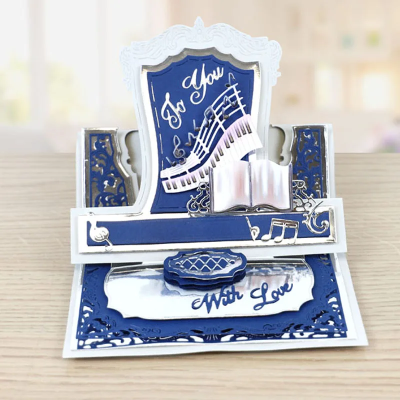 Элегантная фоторамка металлические штампы трафареты для сделай сам Скрапбукинг