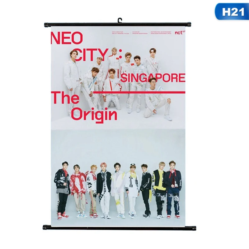 K-pop NCT художественные плакаты художественные принты Высокое разрешение гостиная спальня бар украшение домашний декор наклейка на стену - Цвет: 21